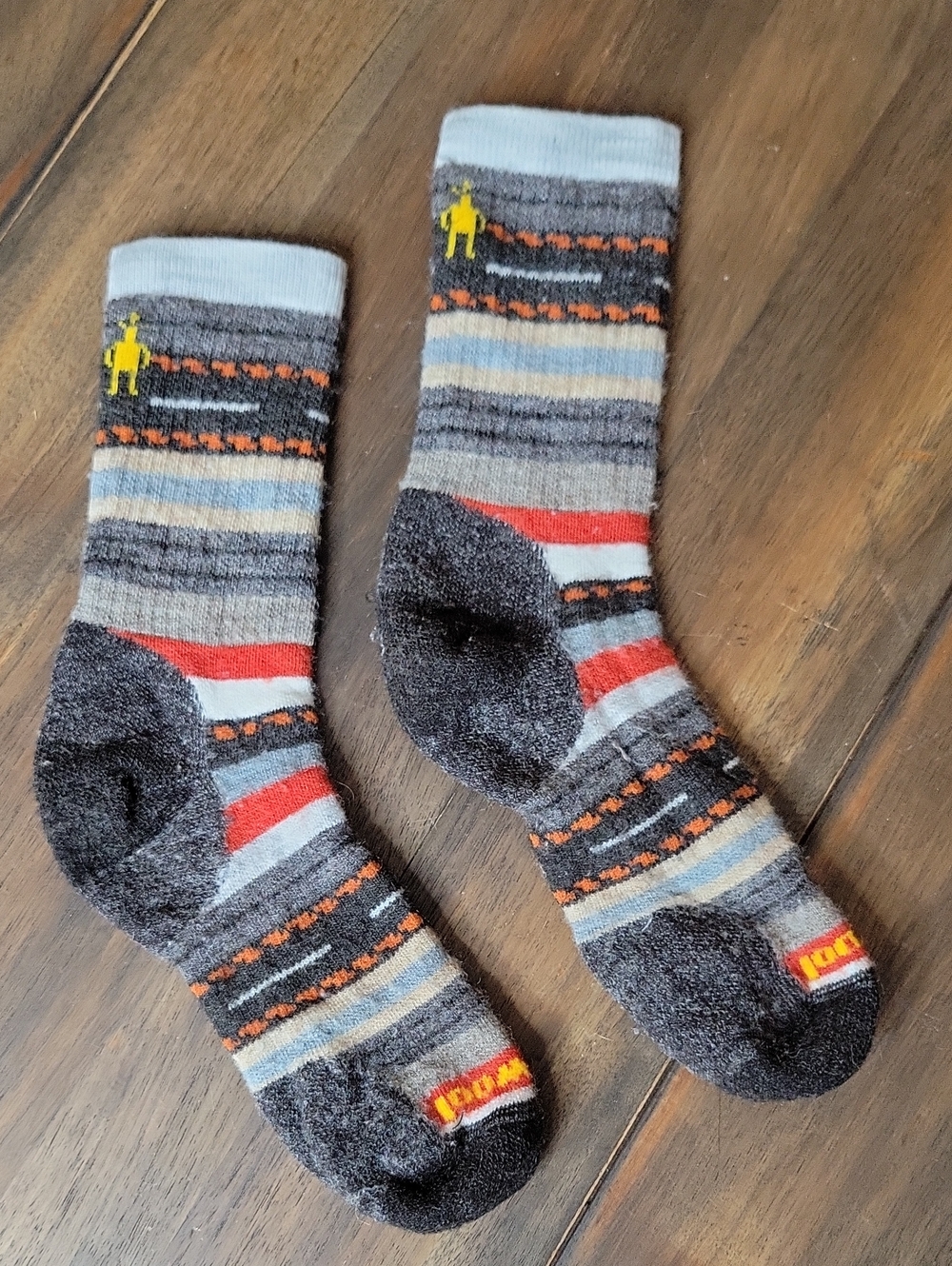 Smartwool Kids' Hike Margarita Crew Merino Wool Socks Sz L